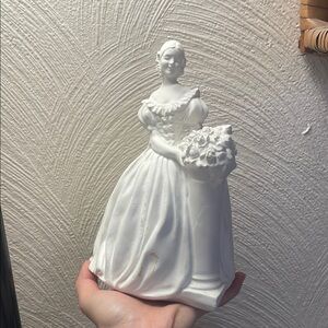 Vintage Elegant White Porcelain Figurine